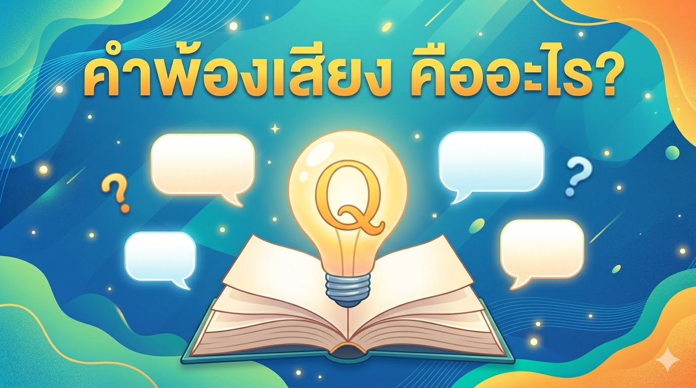 คำพ้องเสียง คืออะไร? 100 ตัวอย่าง พร้อมความหมาย