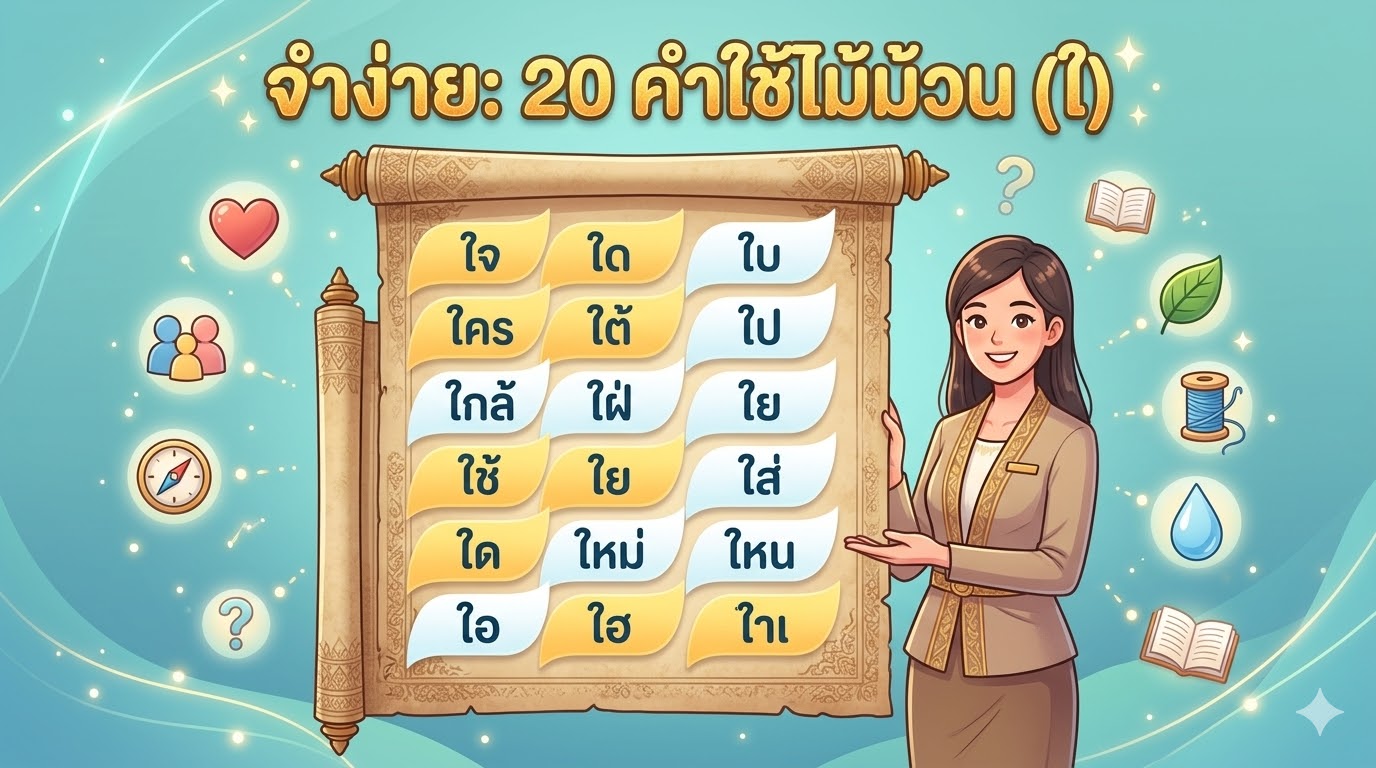 คำพ้องเสียง คืออะไร? 100 ตัวอย่าง พร้อมความหมาย