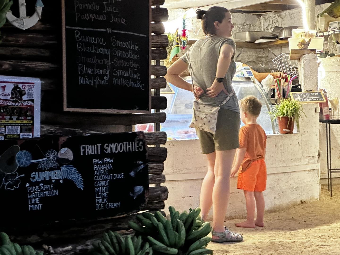 A tourist enjoying the festival.