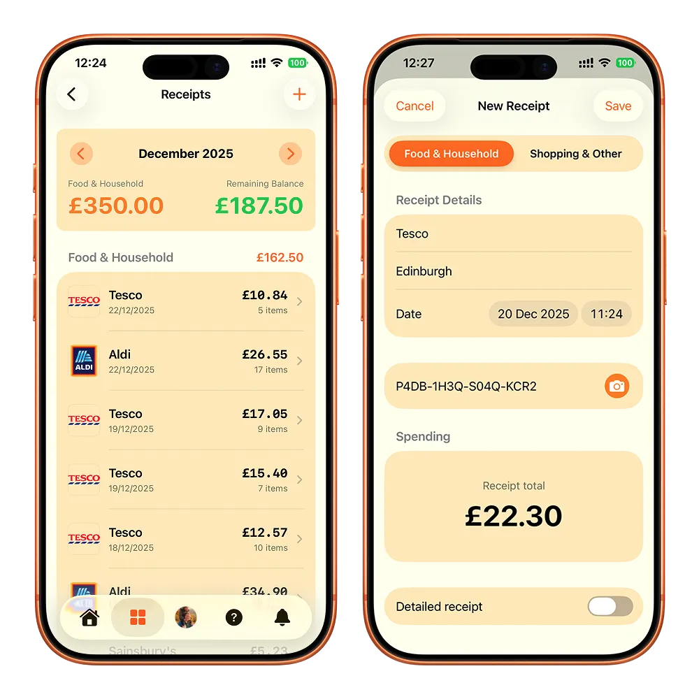 Simple shopping tracking