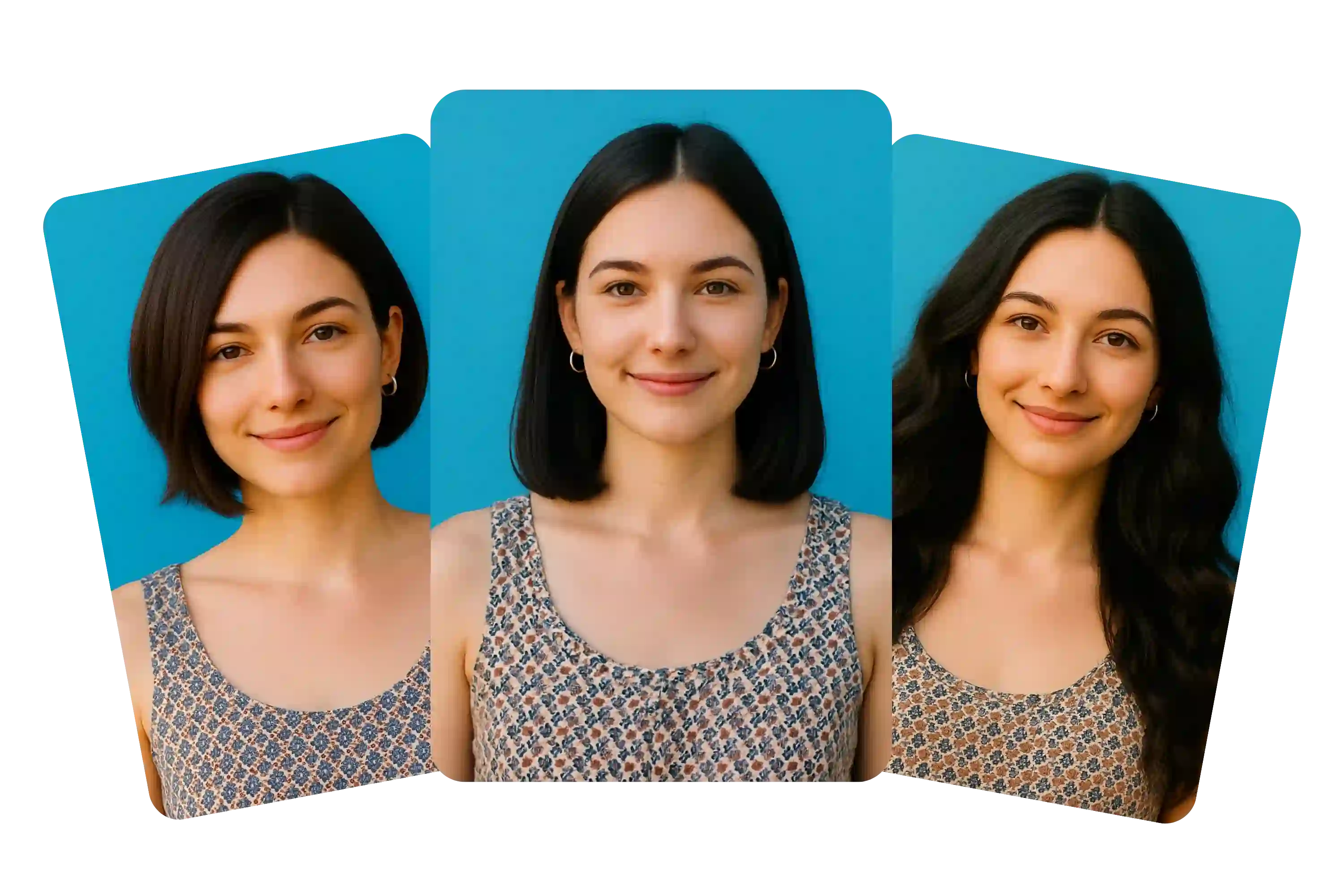 AI Hairstyle examples