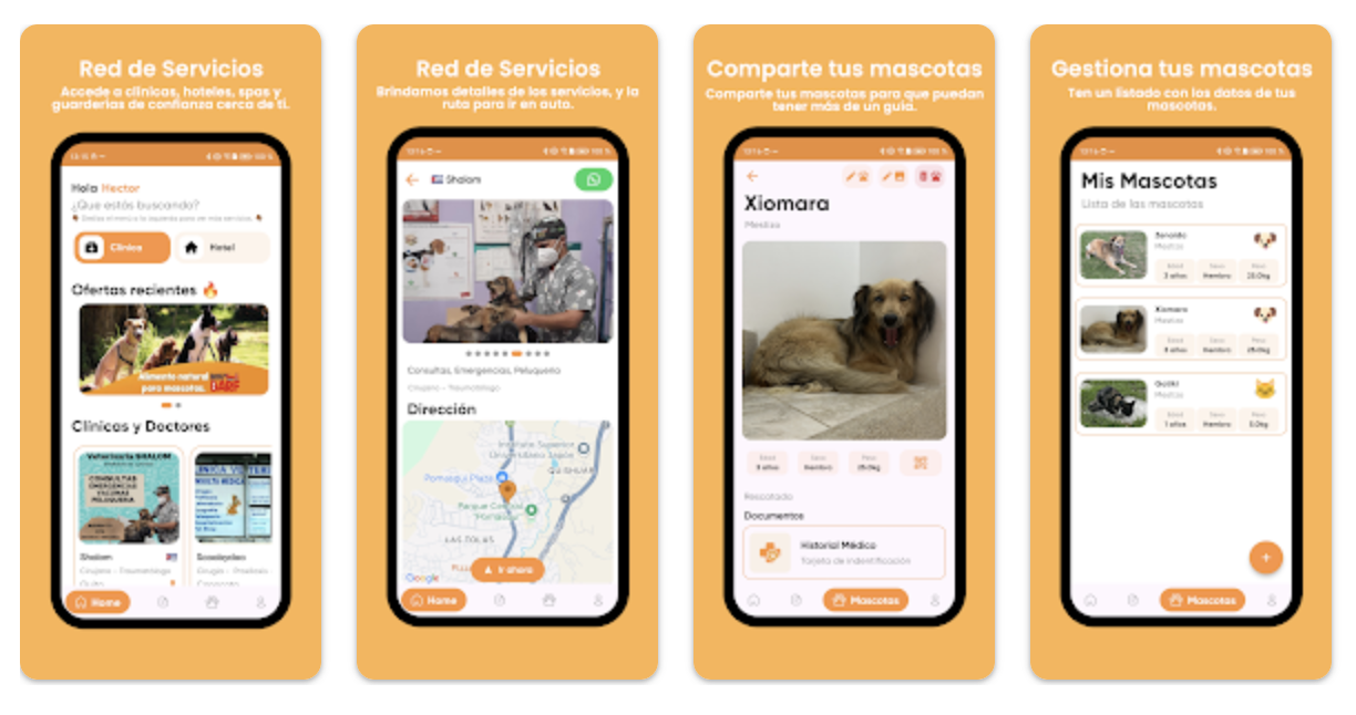 PetVetFy - Aplicación de gestión de salud y bienestar para mascotas.