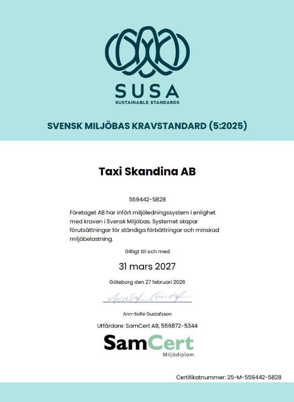 Certifierad & Fullt Försäkrad