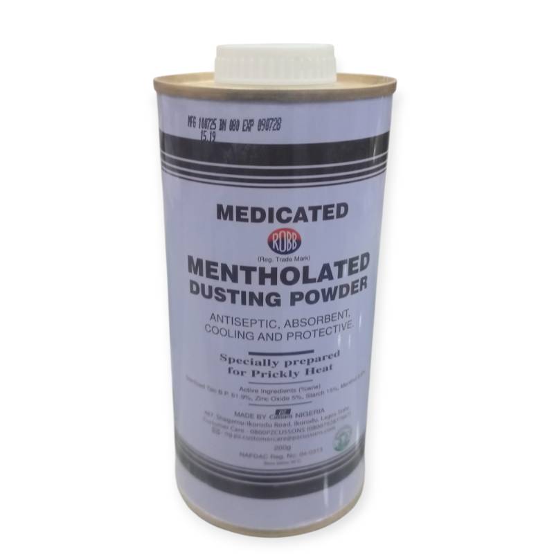 mentholated dusting powder