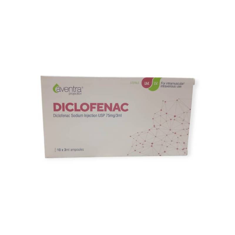 AVENTRA DICLOFENAC INJECTION 75mg/3ml