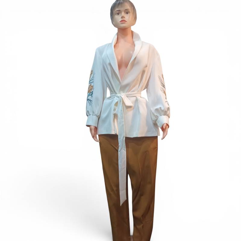 2 piece pants suit