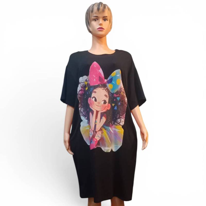 Black Short Gown