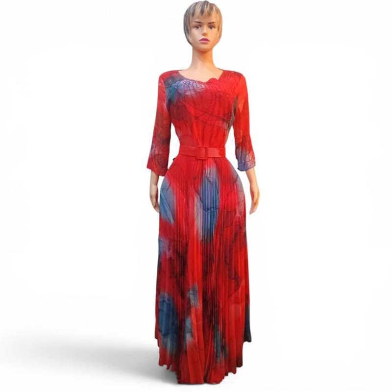 Long Red Gown