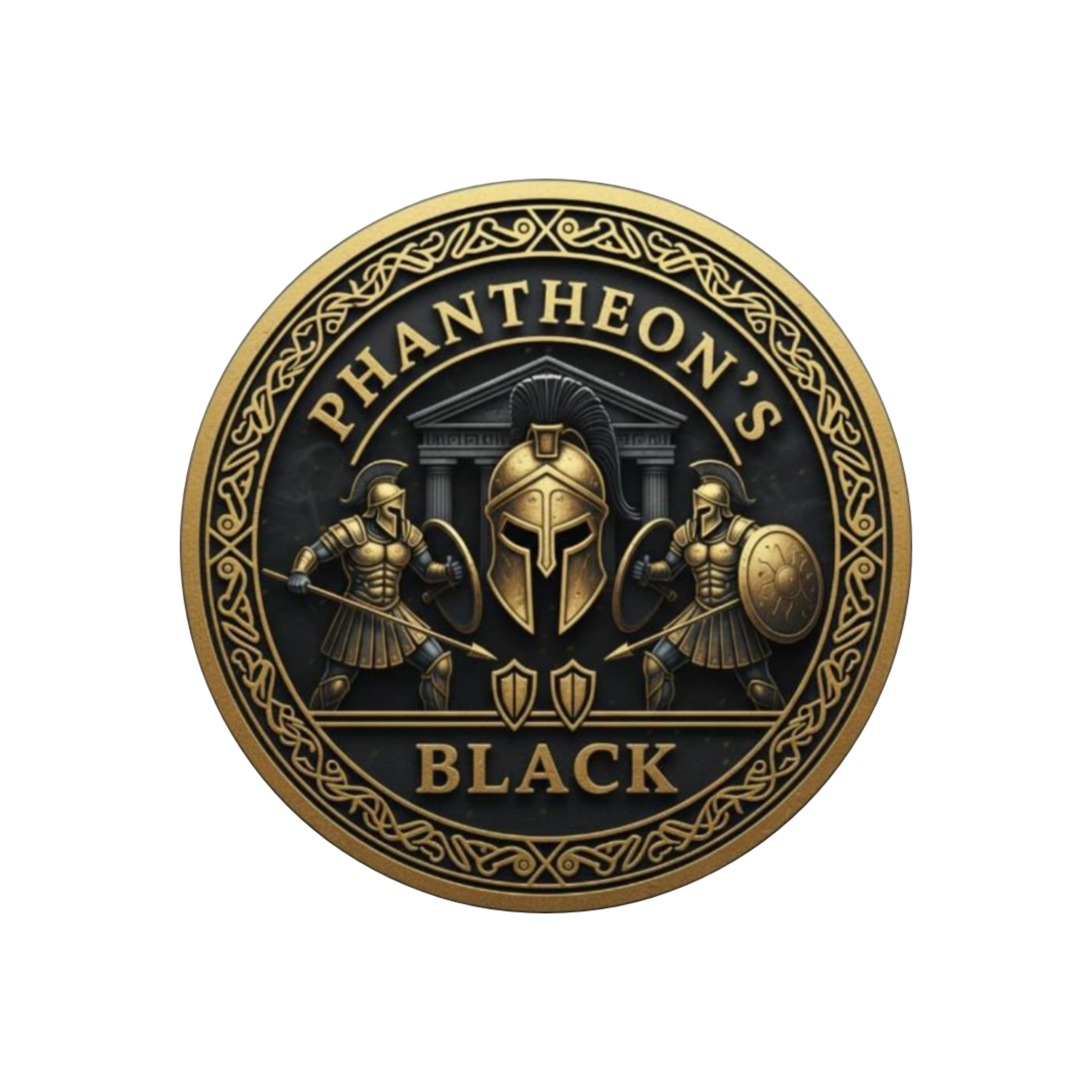 Pantheon’s Black (☬) ☑️ background