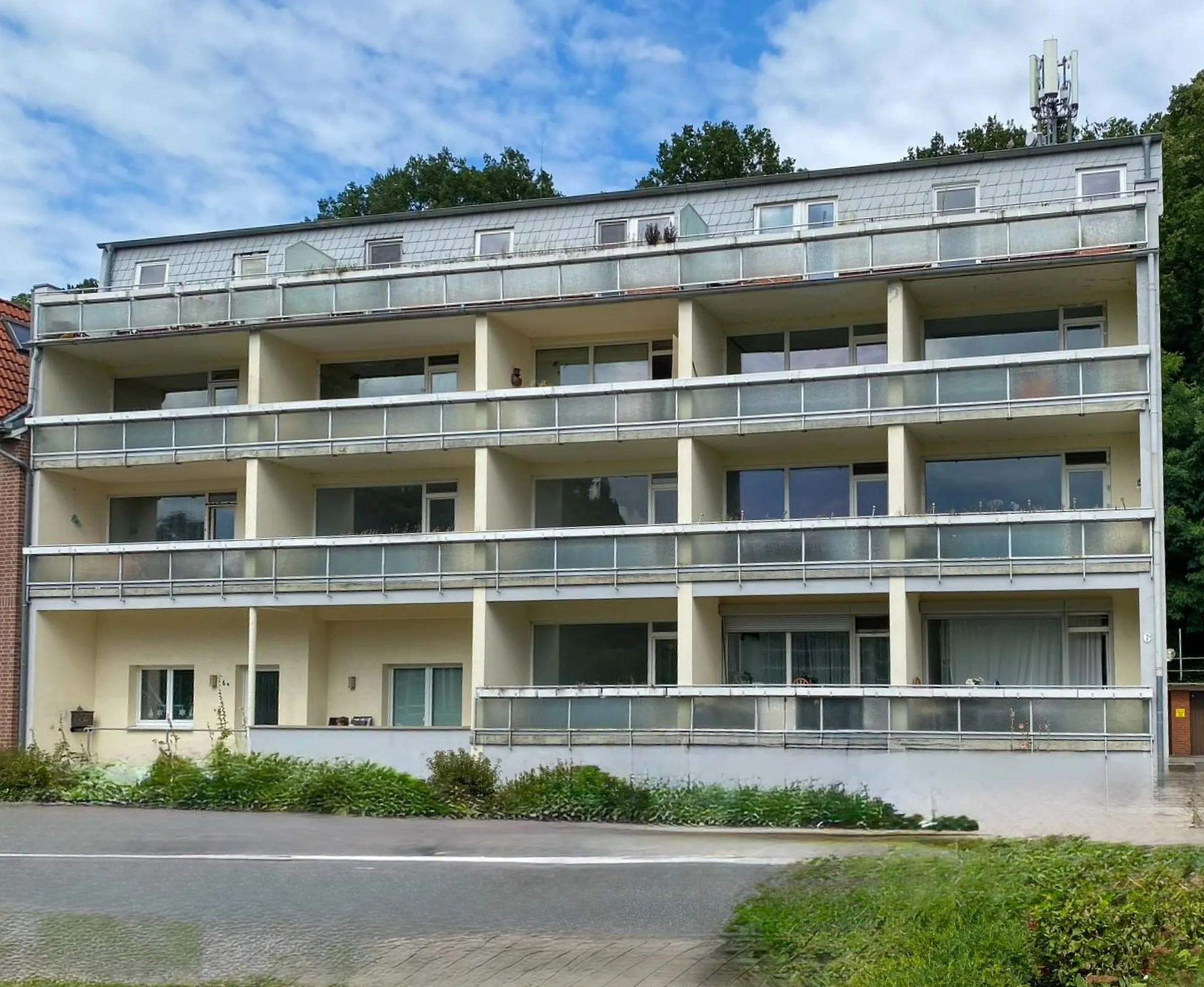 Bestandsimmobilie in Mölln vor dem Fenstertausch durch Fenstico