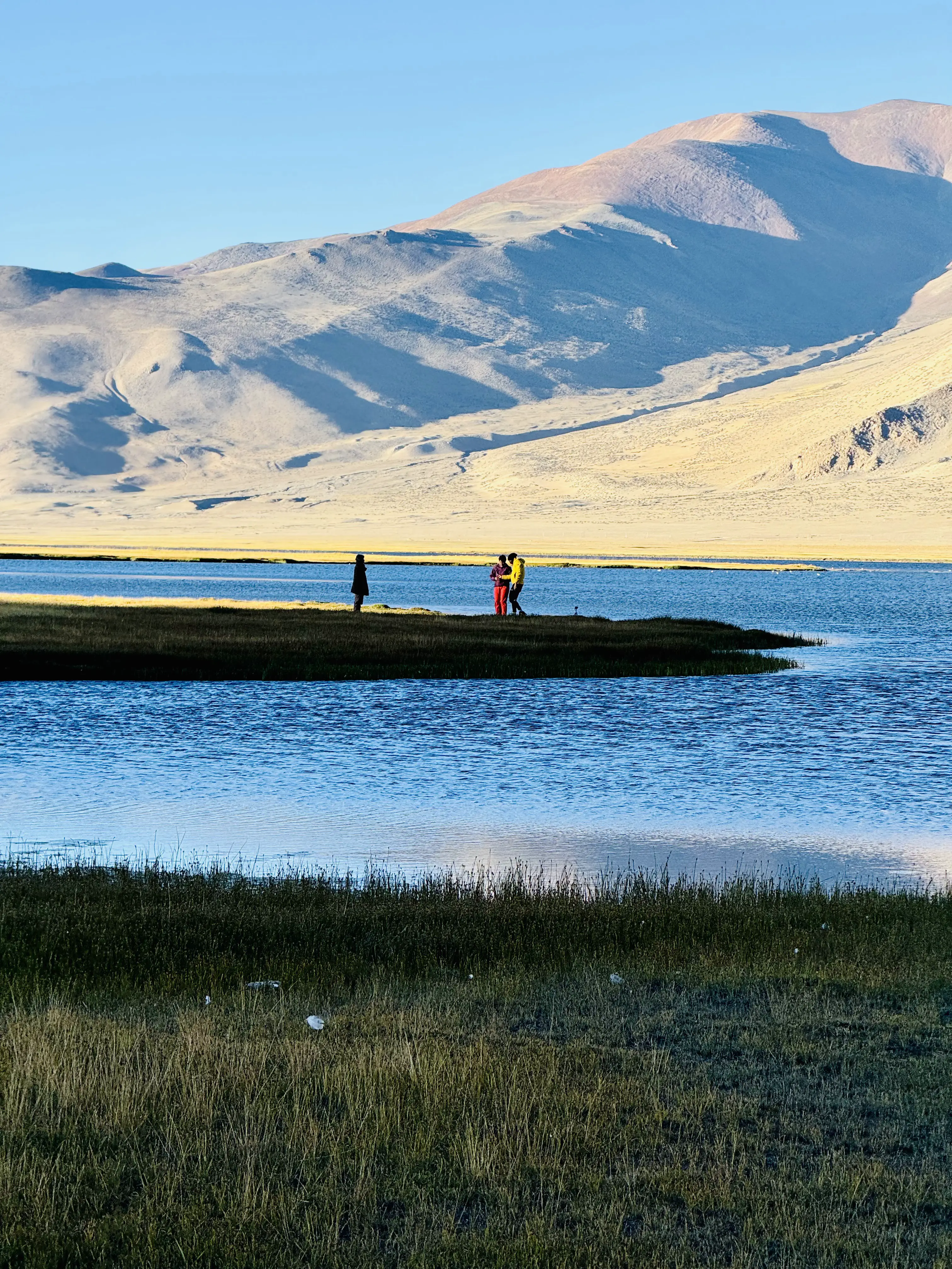 Panoramic view from the summit of Kiagar Ri, showing the vast Himalayan landscape.