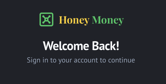 Honey Money Gaming WebApp