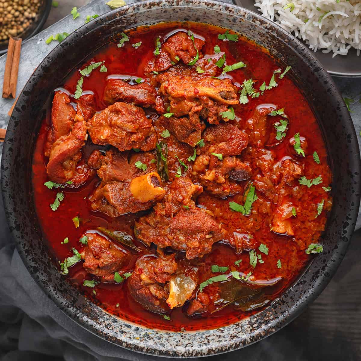 Lamb Vindaloo - Mother India Fremantle Indian Takeaway