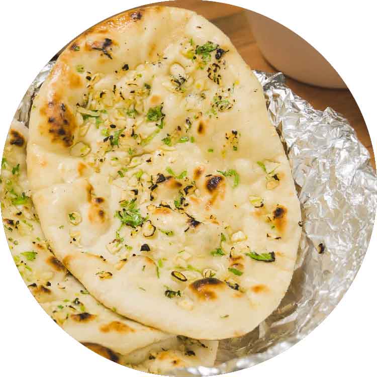 Garlic Naan - Mother India Fremantle Indian Takeaway