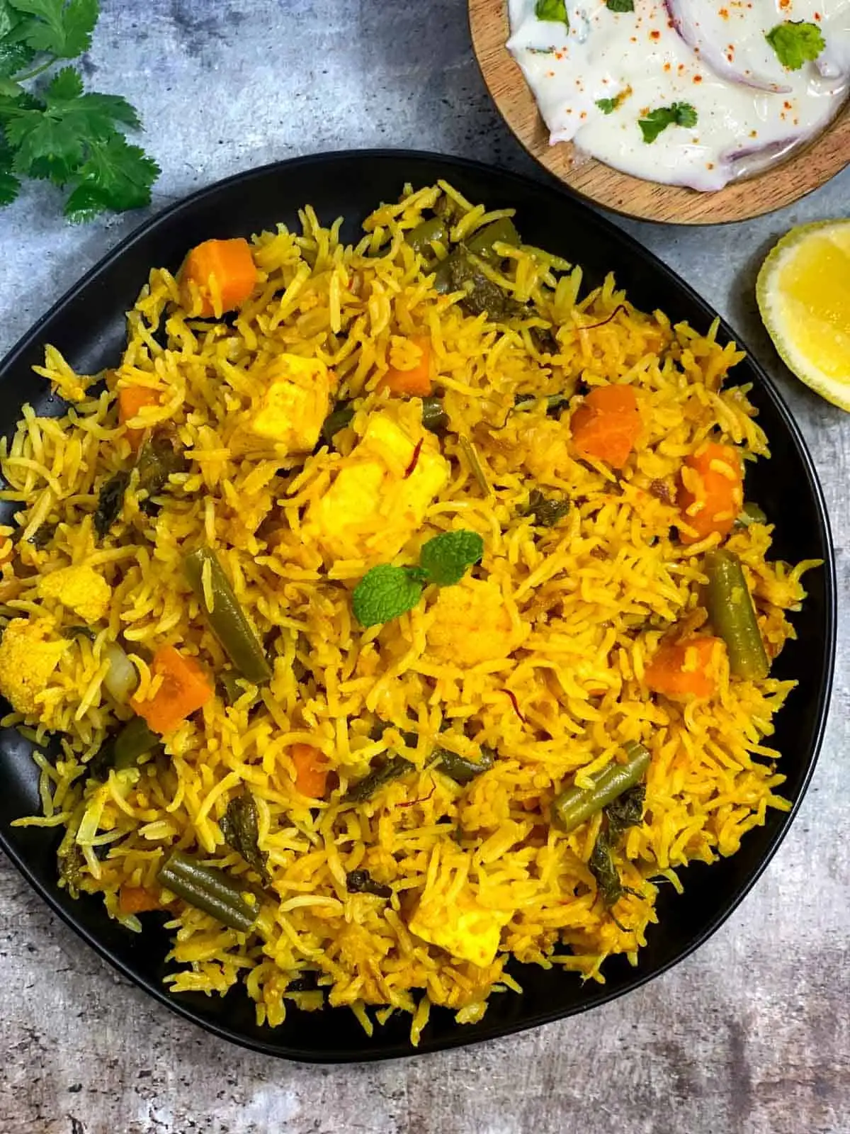 Biryani Rice - Vegetarian - Mother India Fremantle Indian Takeaway
