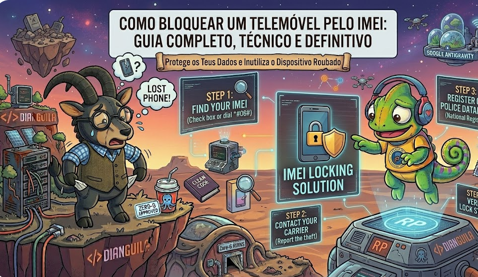 Como Bloquear um Telemóvel pelo IMEI: Guia Completo, Técnico e Definitivo