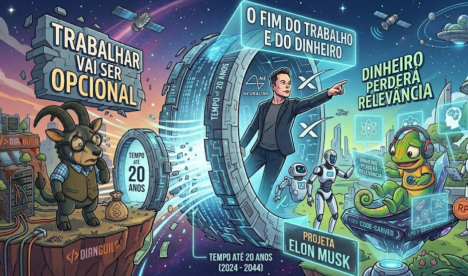 Trabalhar vai ser opcional em até 20 anos e dinheiro perderá relevância, projeta Musk