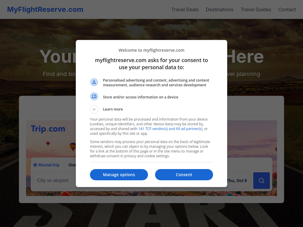 Travel aggregator platform for booking flights, hotels, and train tickets—enabling comparison and booking in one interface.