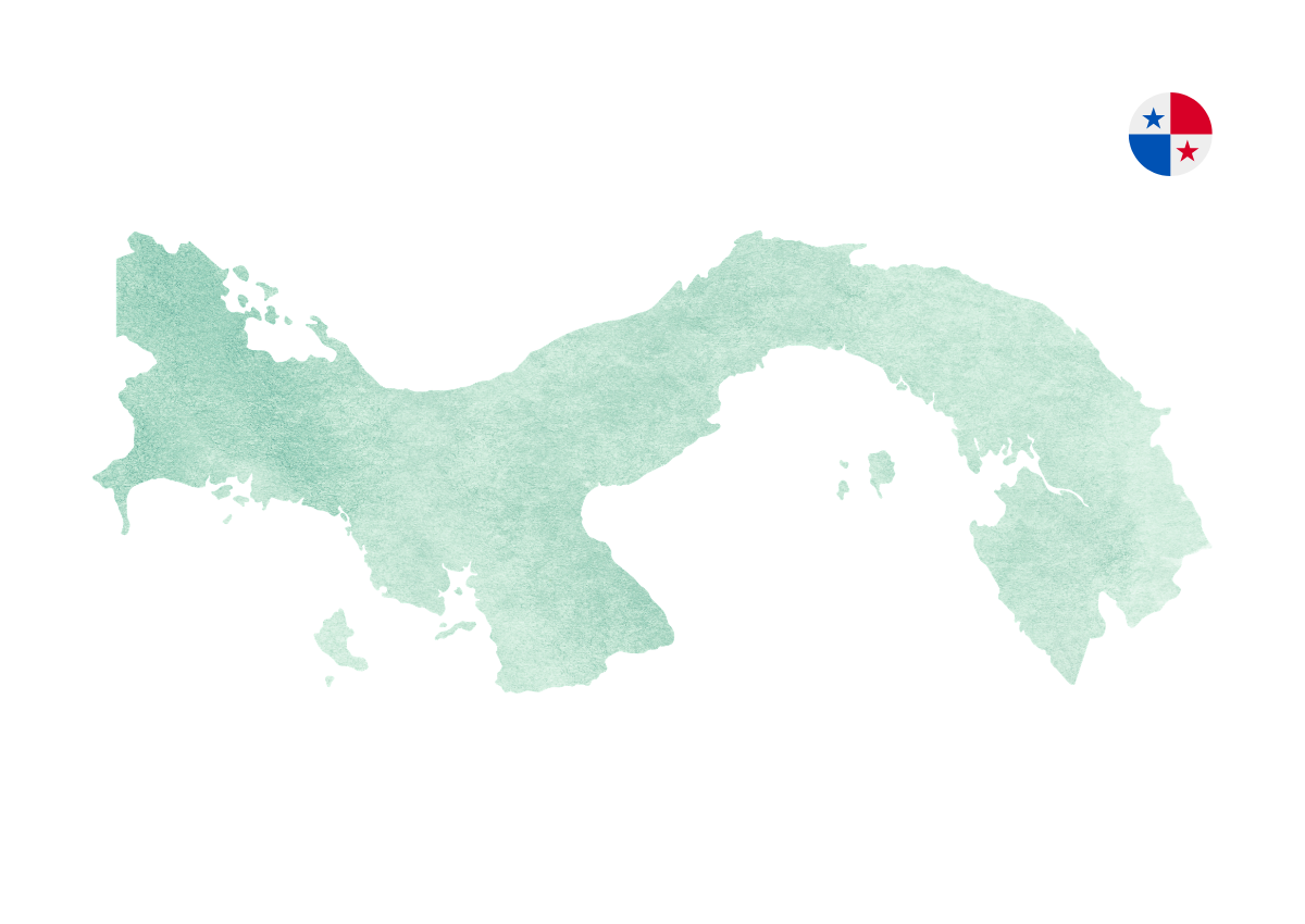 Map of the Republic of Panama
