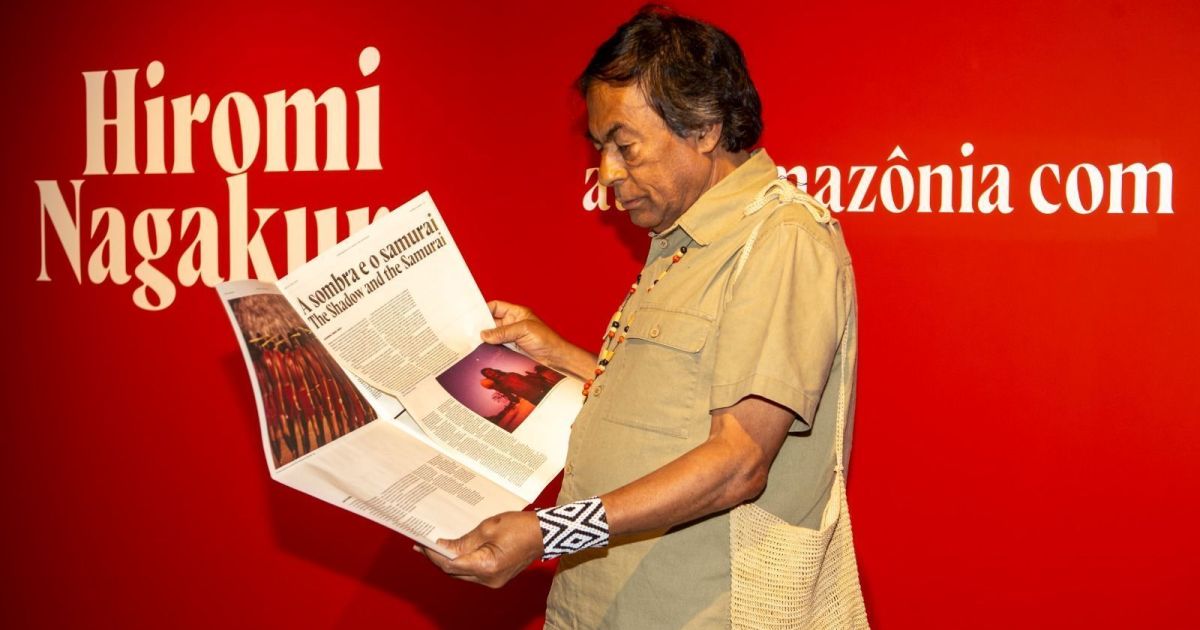 Exposição com Ailton Krenak propõe novo olhar sobre a Amazônia em Belém