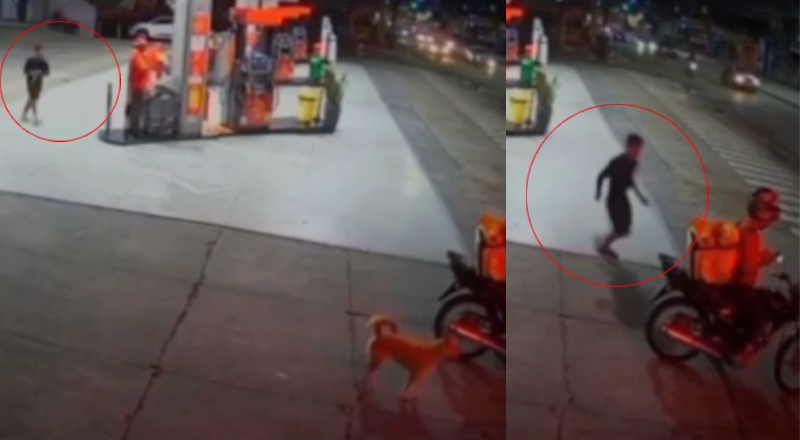 Jovem Tenta Esfaquear Frentista e Entregador Sem Motivo em Posto de Gasolina na Zona Leste de Manaus