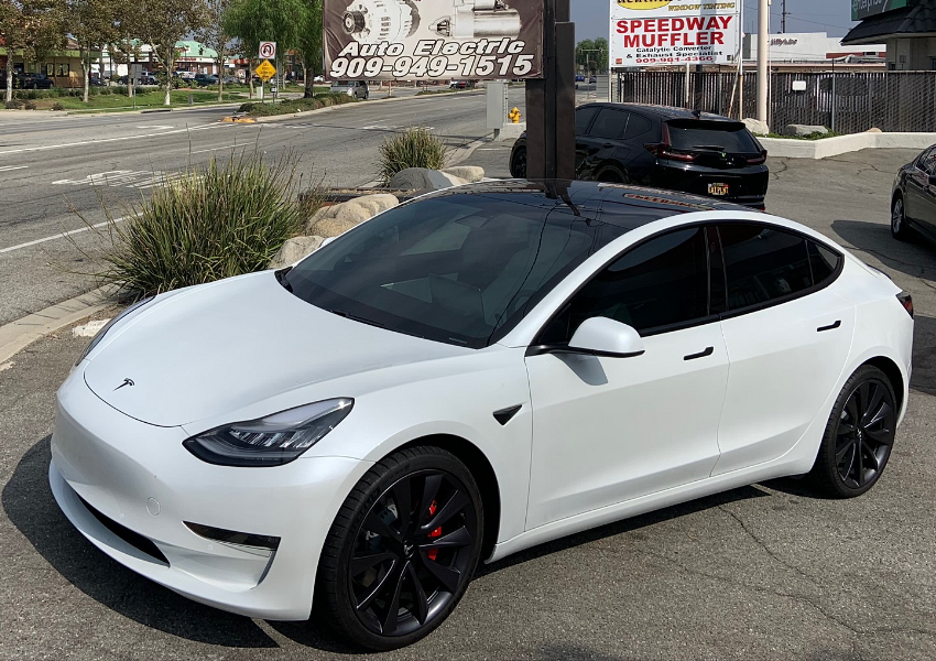 After tinting - Luxury Sedan