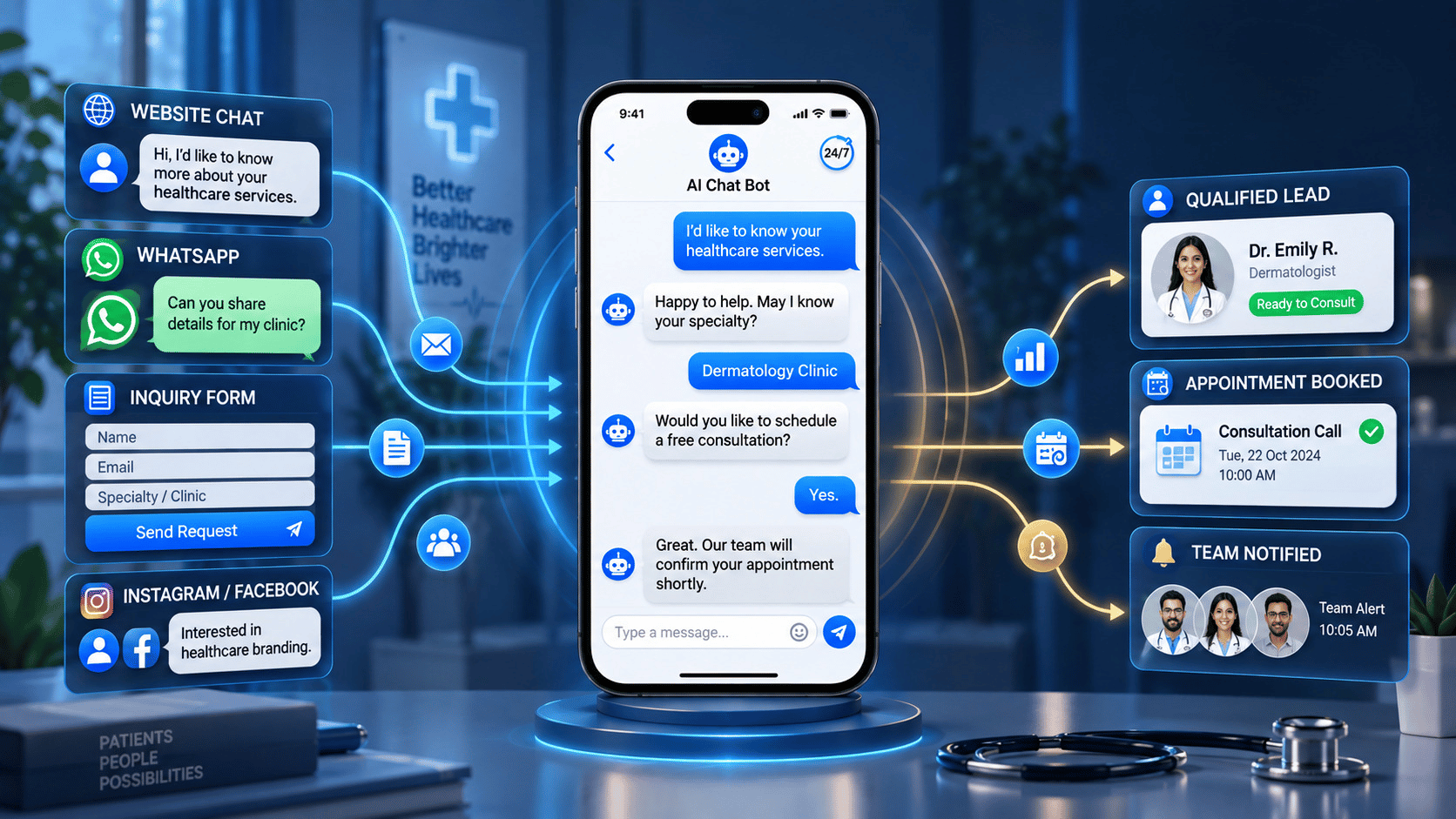 24/7 AI Lead Chatbot