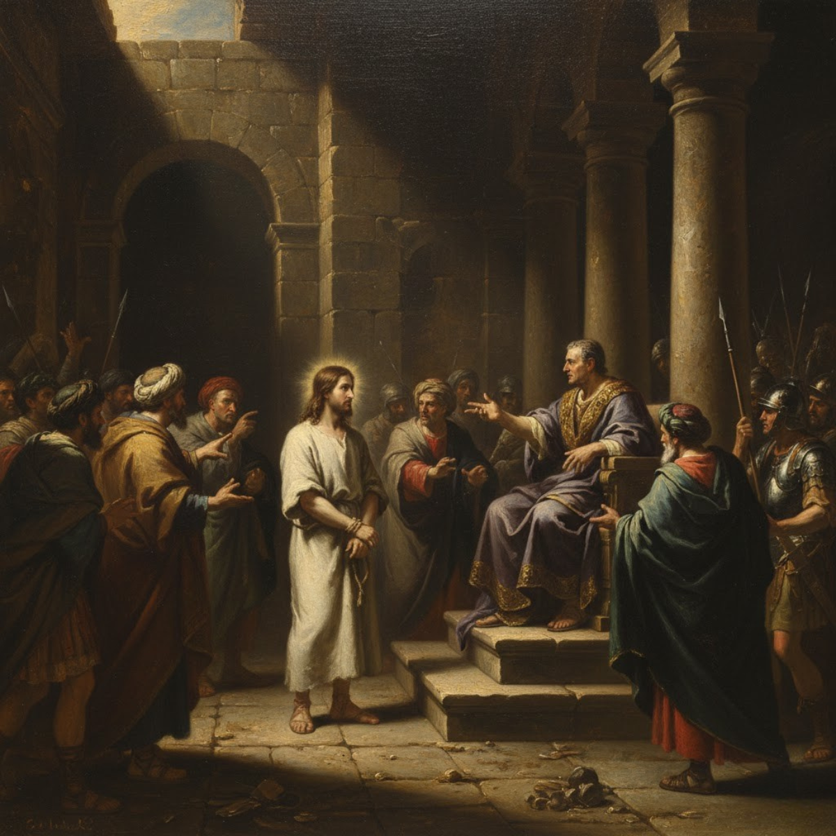 Jesus Before Pilate