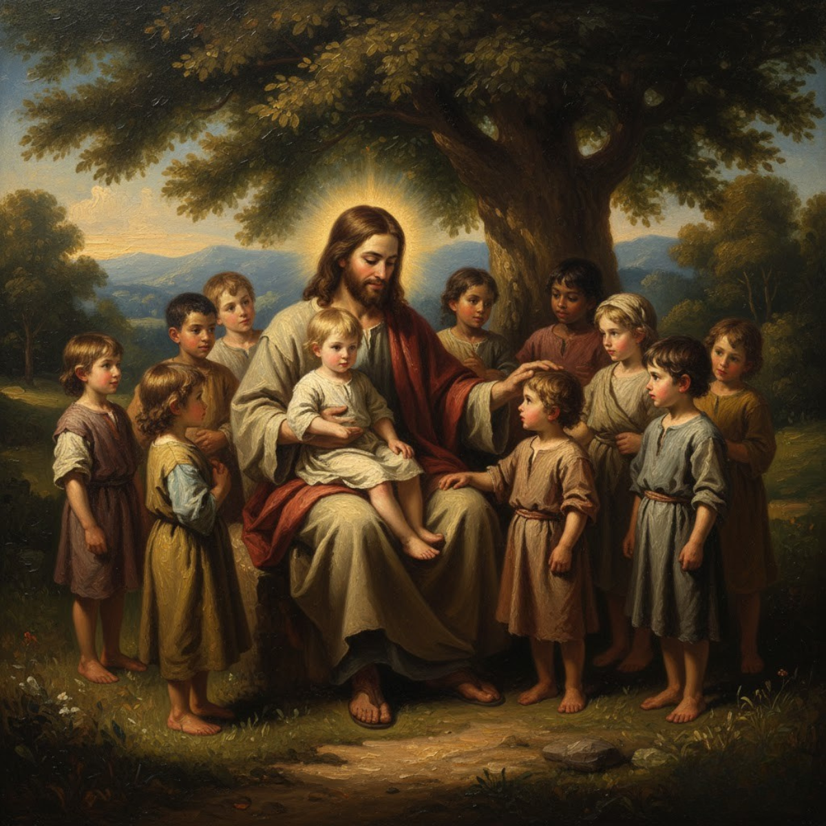 Jesus Blesses the Little Children