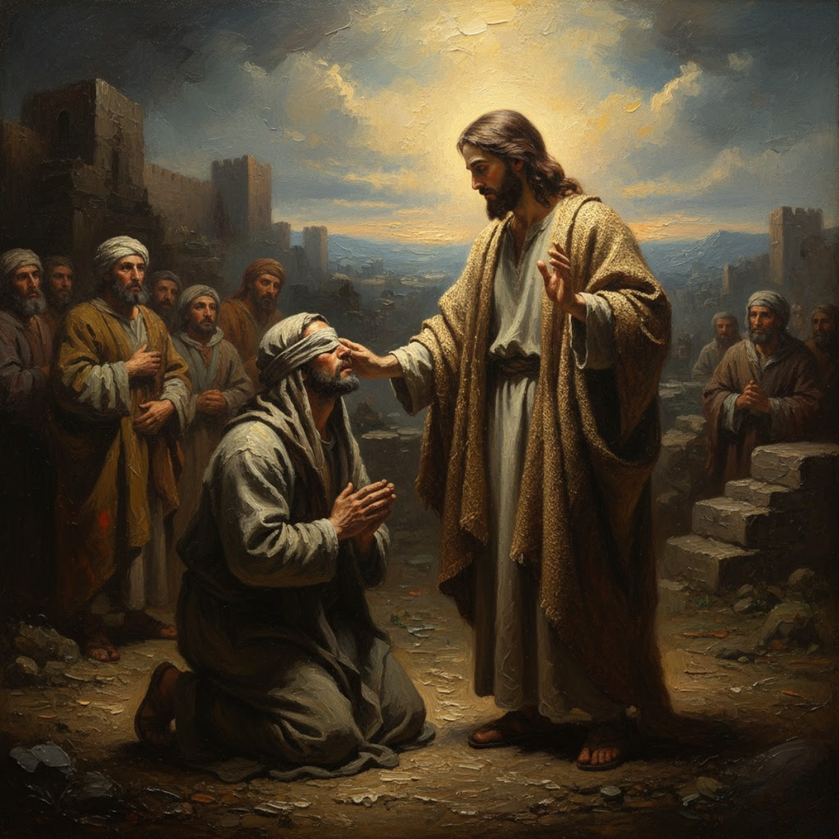 Jesus Heals the Blind Man at Bethsaida