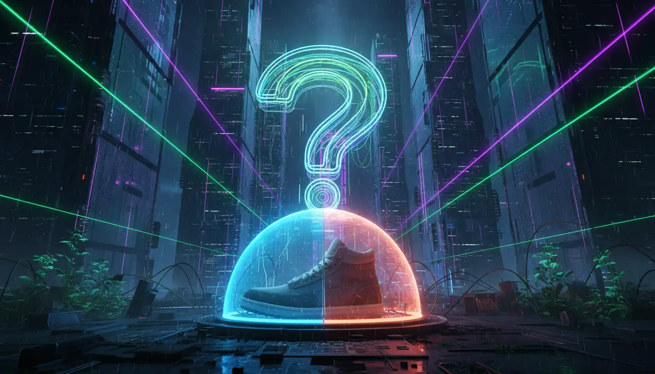 An industrial factory setting symbolizing the environmental impact of manufacturing.