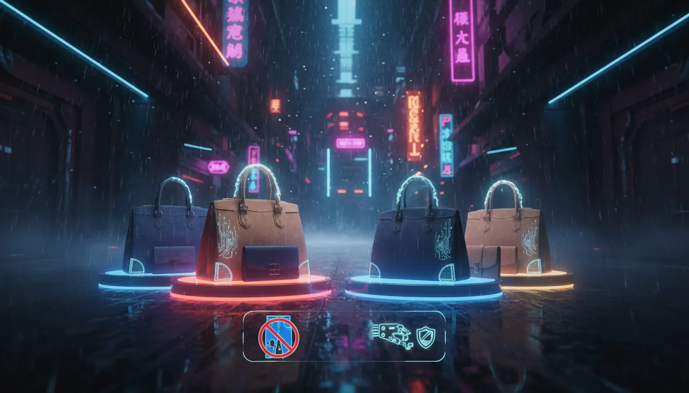 A high-end honey-colored nubuck leather handbag sitting on a clean surface, showcasing its velvet texture.