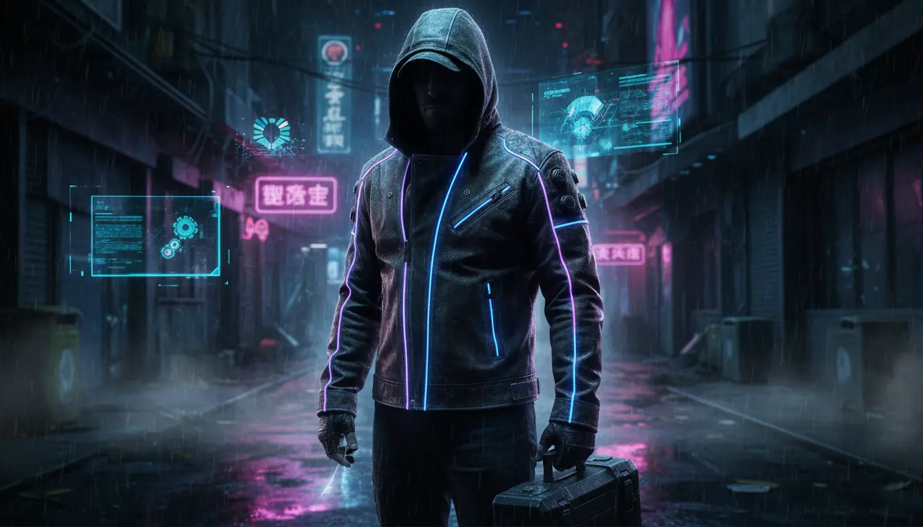 A person wearing a stylish brown nubuck leather jacket.