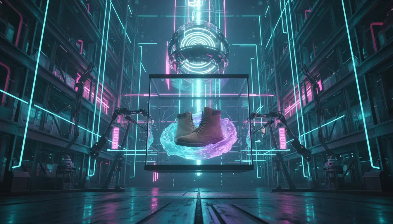 A professional leather care setup with sprays and brushes, illustrating the delicate process of conditioning nubuck.