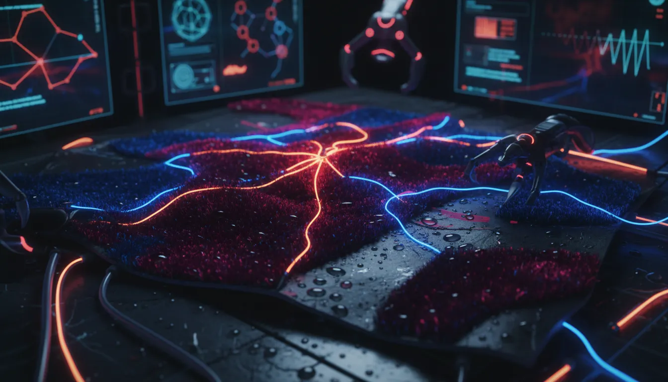 A craftsman inspecting the fine nap of a leather hide.