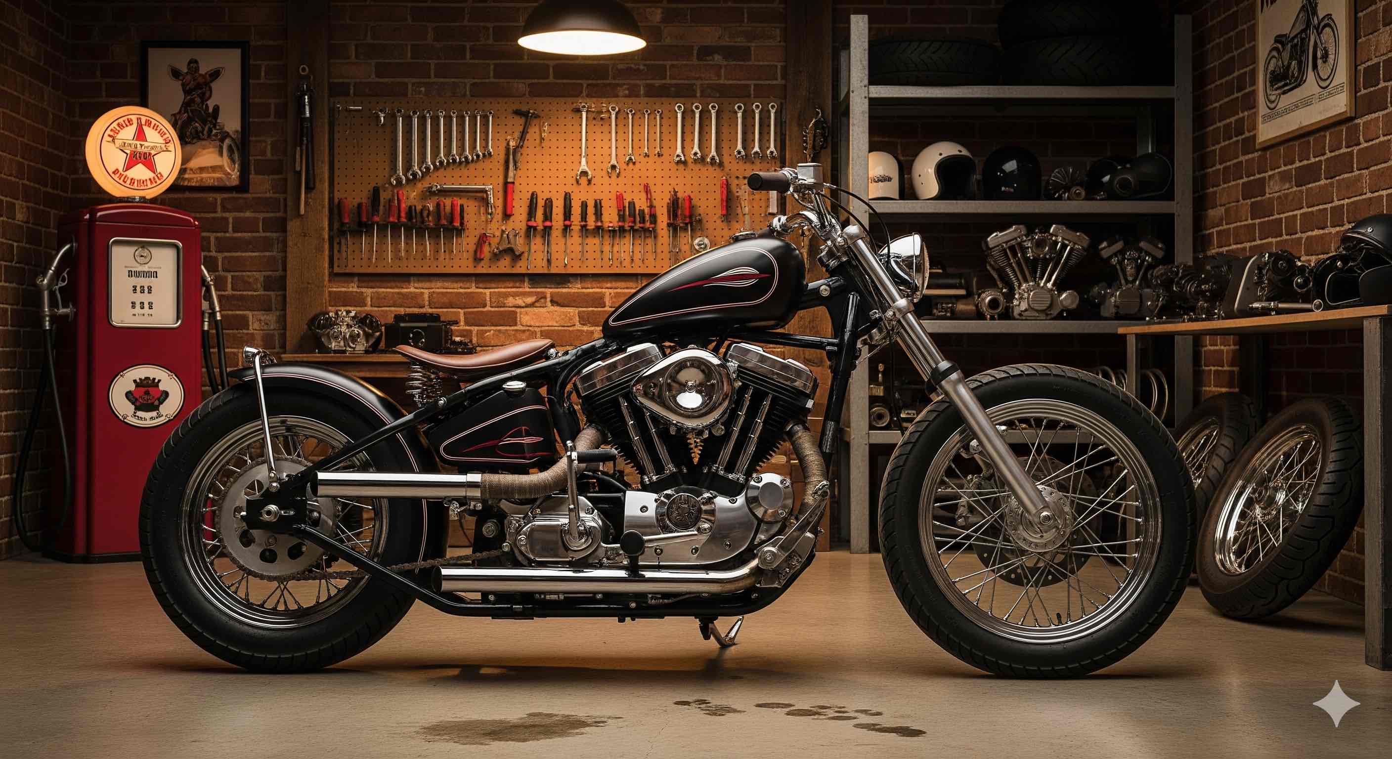 A motorcycle on a scenic route