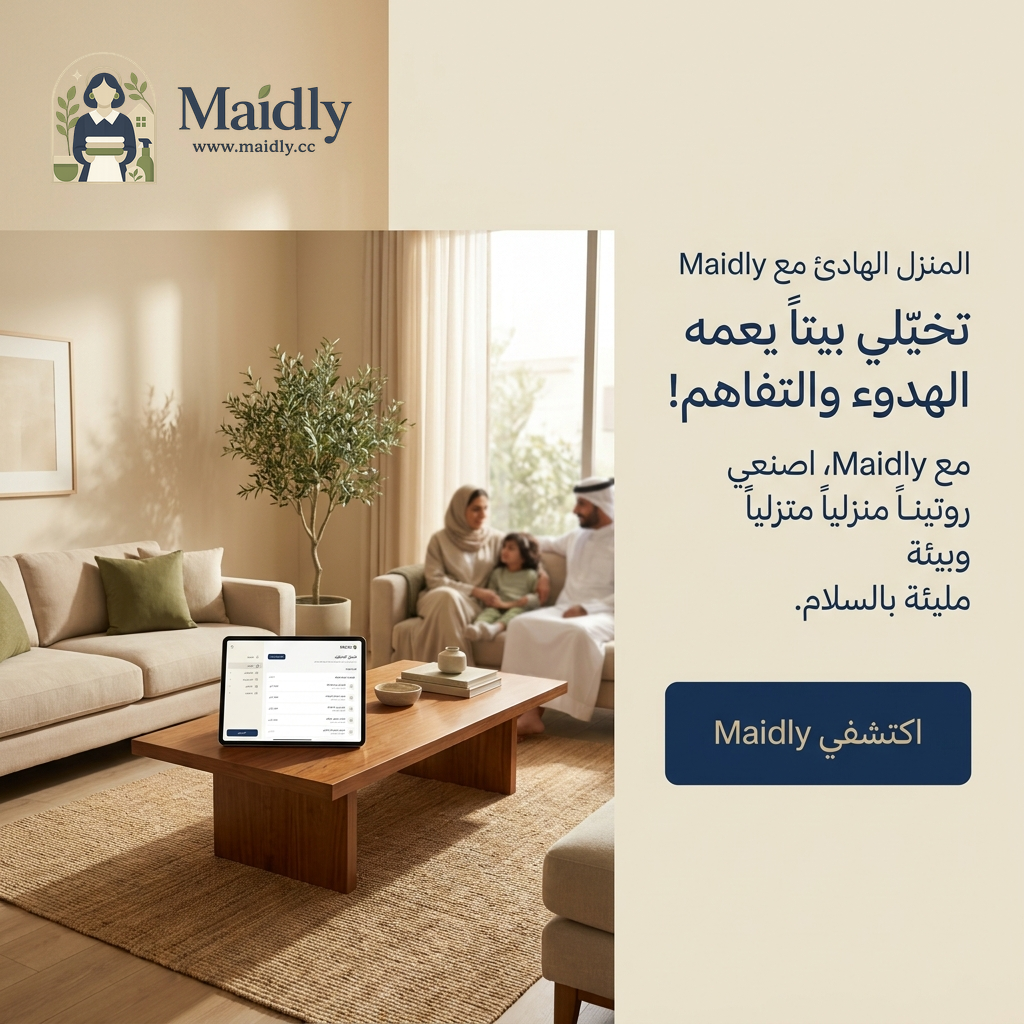 المنزل الهادئ مع Maidly