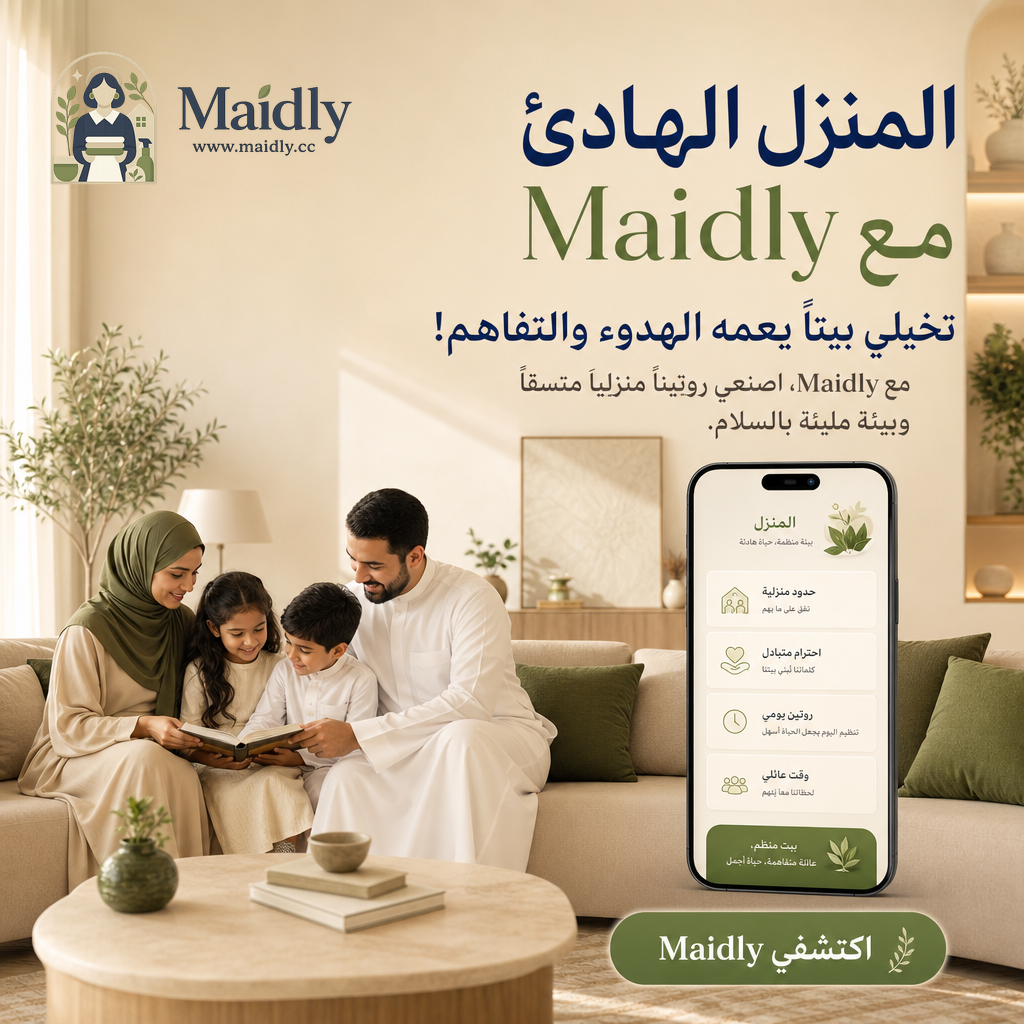 المنزل الهادئ مع Maidly