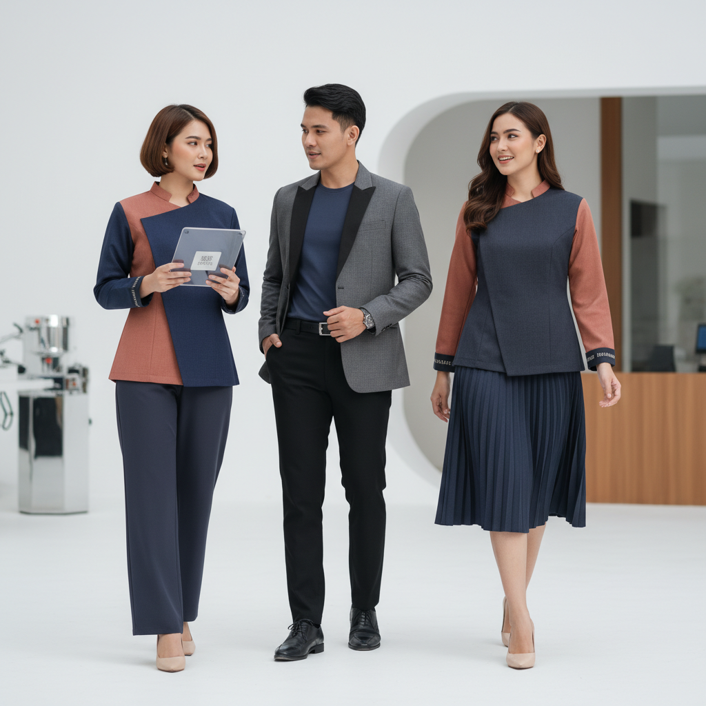 Desain Seragam Kantor Anti Ribet 2026: Paduan Gaya, Fungsionalitas, dan Hemat Biaya di Konveksi Modern