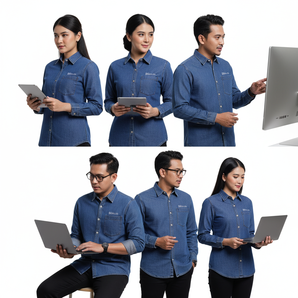 Tren Seragam Kemeja Denim 2027: Tampil Stylish dan Profesional untuk Kantor Modern