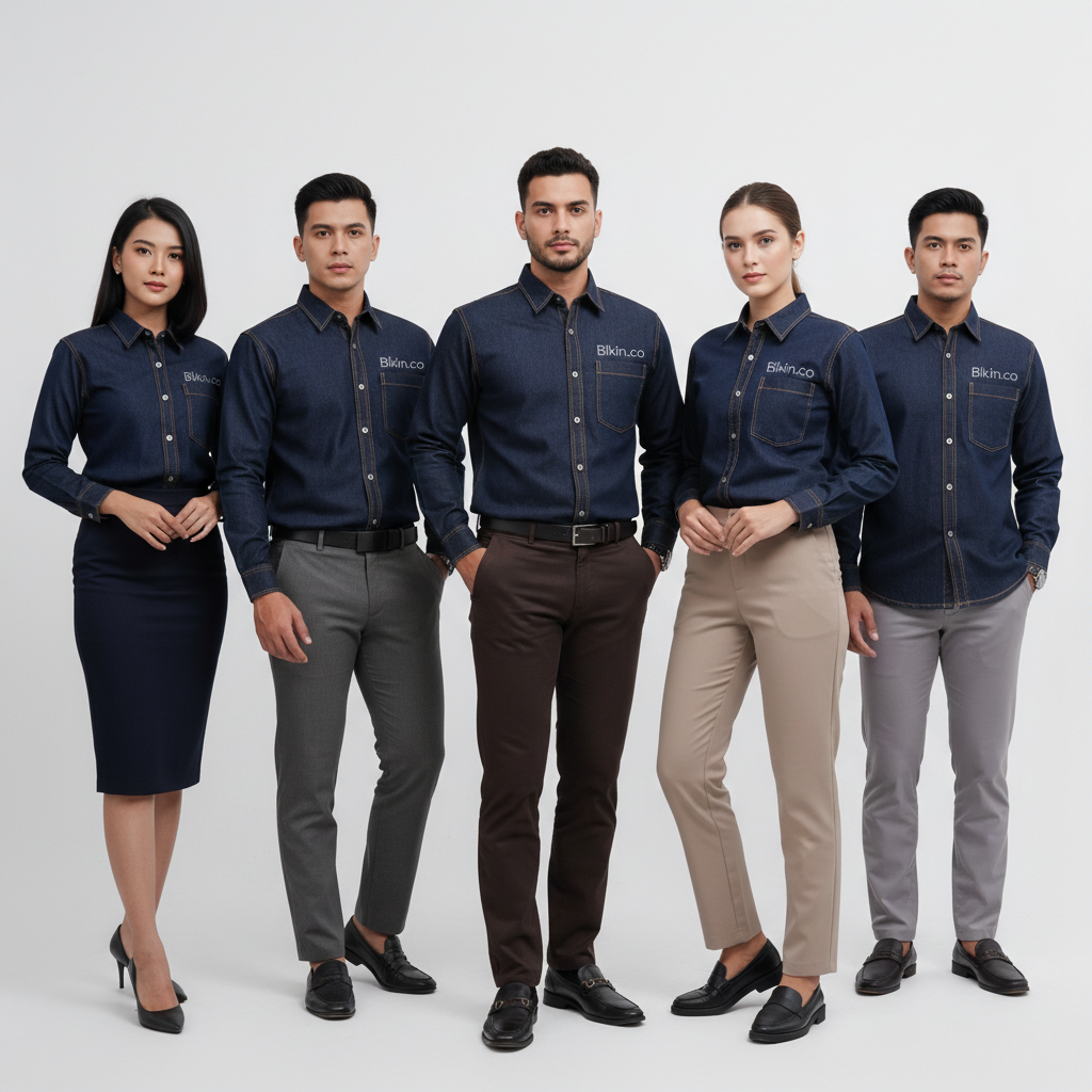 Revolusi Gaya Kantor: Mengapa Kemeja Denim Jadi Pilihan Cerdas Perusahaan Anda di 2026