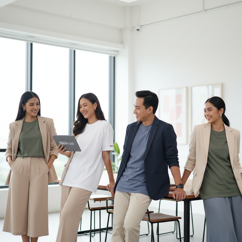 Beyond Formal: Inovasi Seragam Kantor & Komunitas dengan Sentuhan Kaos Oversize Modern