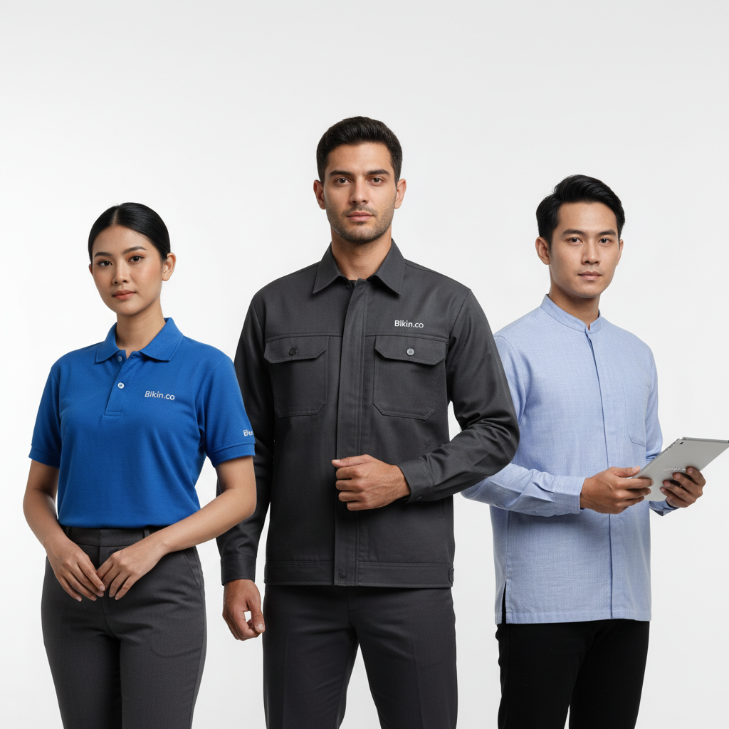 Seragam Karyawan 2026: Panduan Lengkap Memilih Bahan Terbaik (Combed, Drill, Katun)