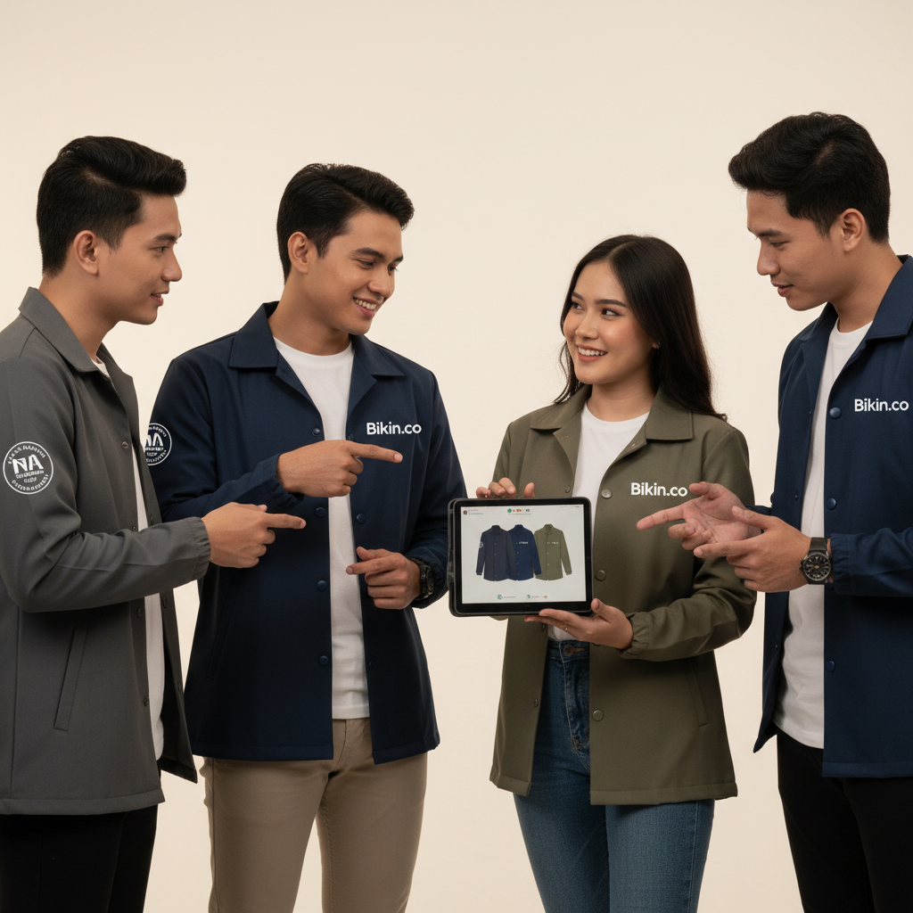 Jaket Coach untuk Seragam: Ide Kreatif Komunitas & Korporat Tampil Kompak dan Profesional