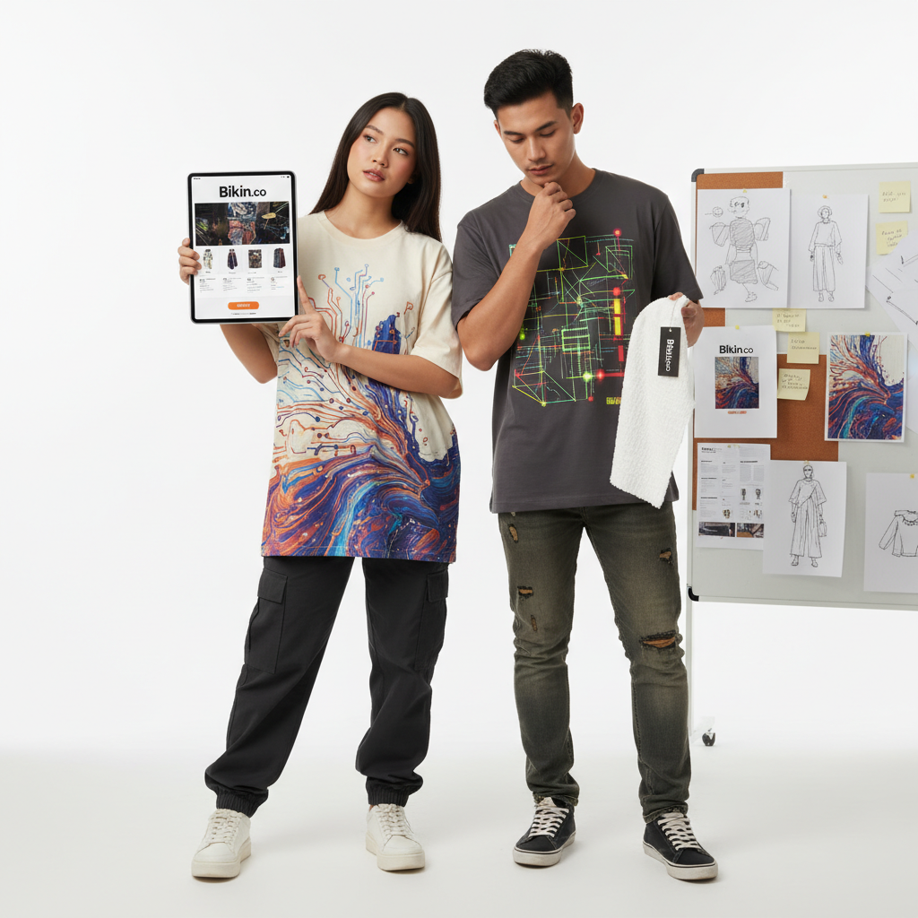 Mulai Brand Baju Impianmu di 2027: Strategi Desain Baju Online AI Bikin.co untuk Pemula