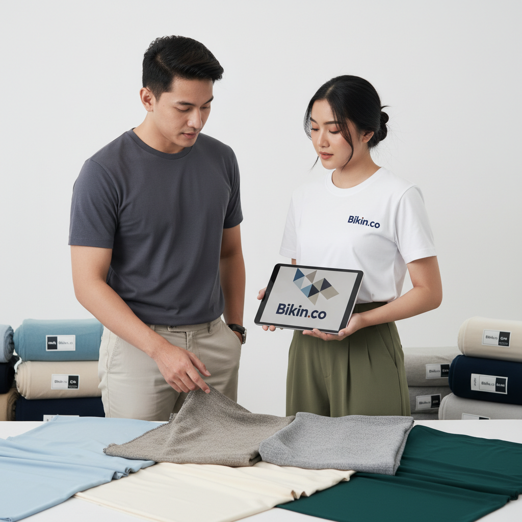 Panduan Lengkap Memilih Bahan Kaos Terbaik untuk Produksi Massal di Pabrik Kaos Bikin.co (2026)