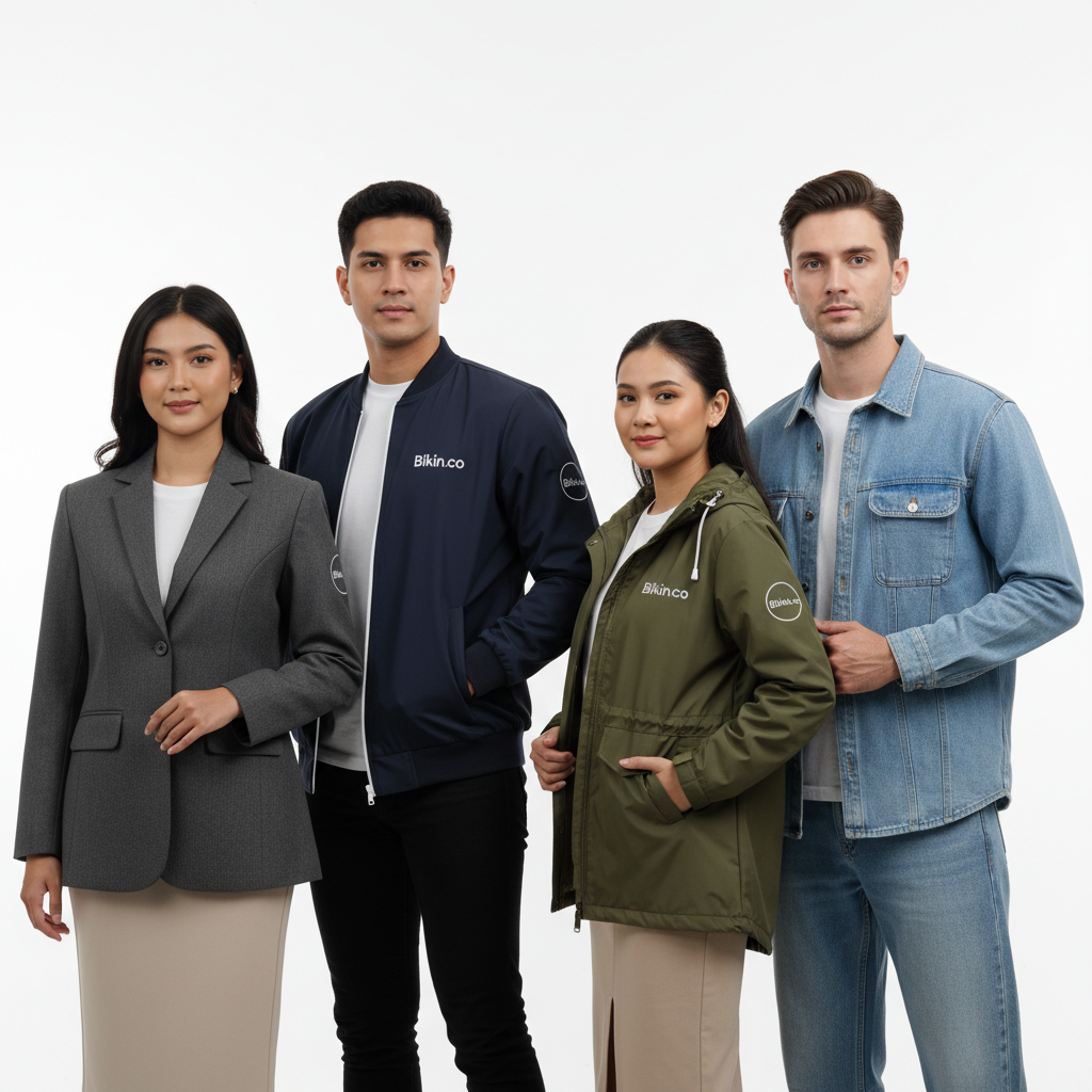 Lebih dari Sekadar Pakaian: 10 Inspirasi Desain Jaket Seragam Kantor & Komunitas dari Bikin.co