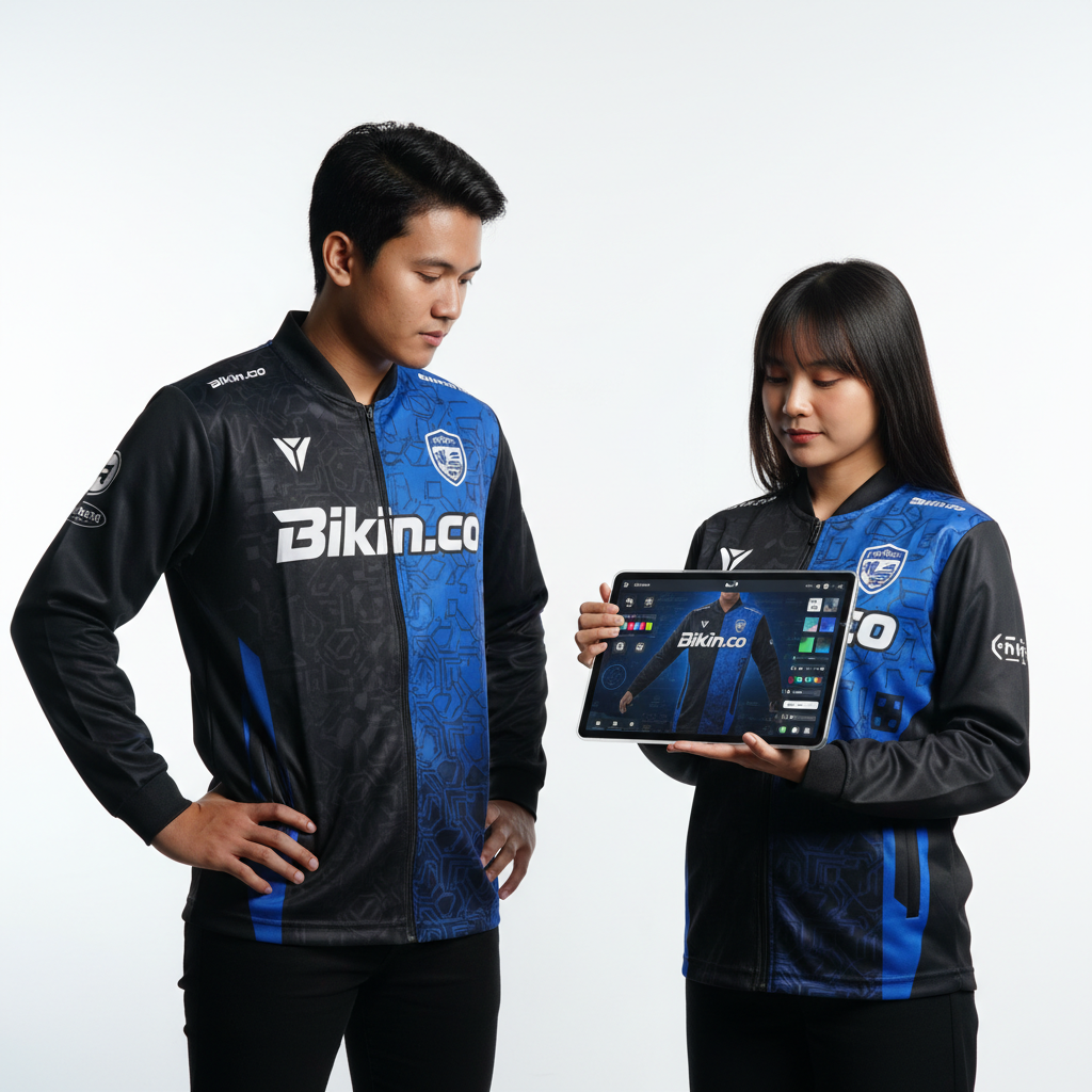 Menguak Rahasia Desain Jaket Tim Esport Global yang Revolusioner: Kustomisasi Penuh Hanya di Bikin.co