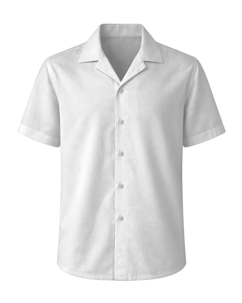Kemeja Open Collar