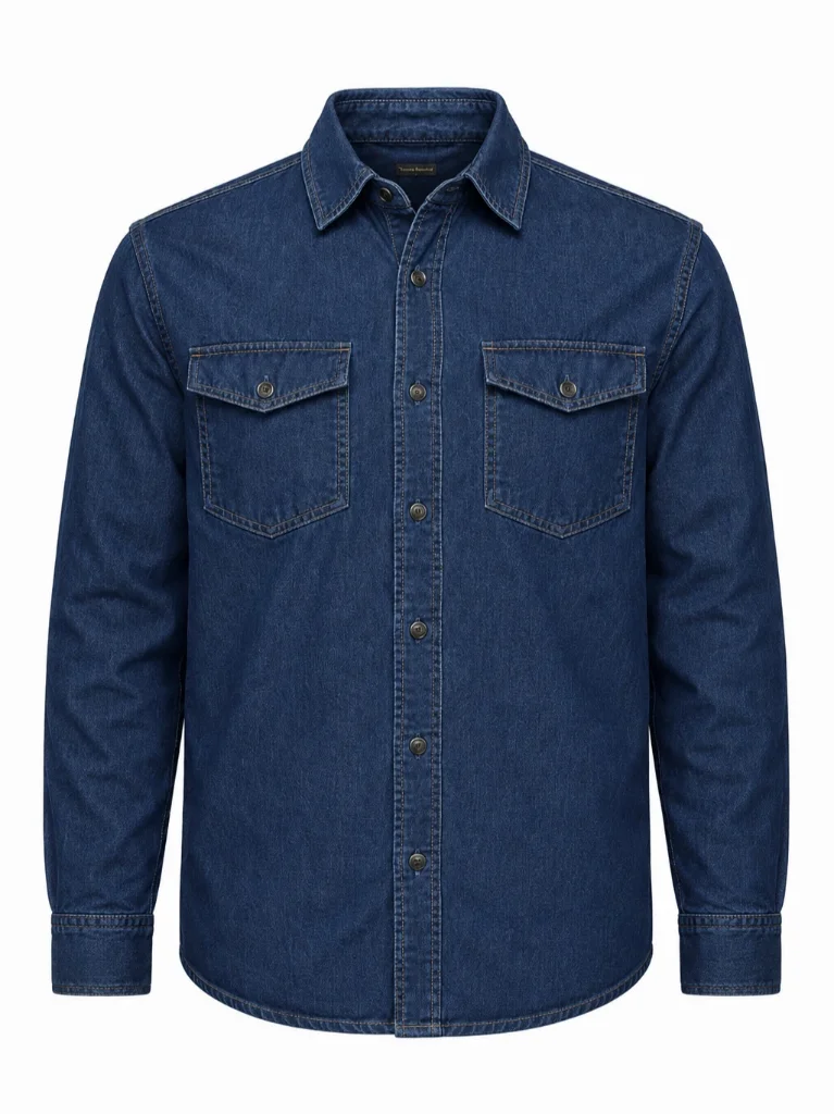 Kemeja Denim - Lengan Panjang